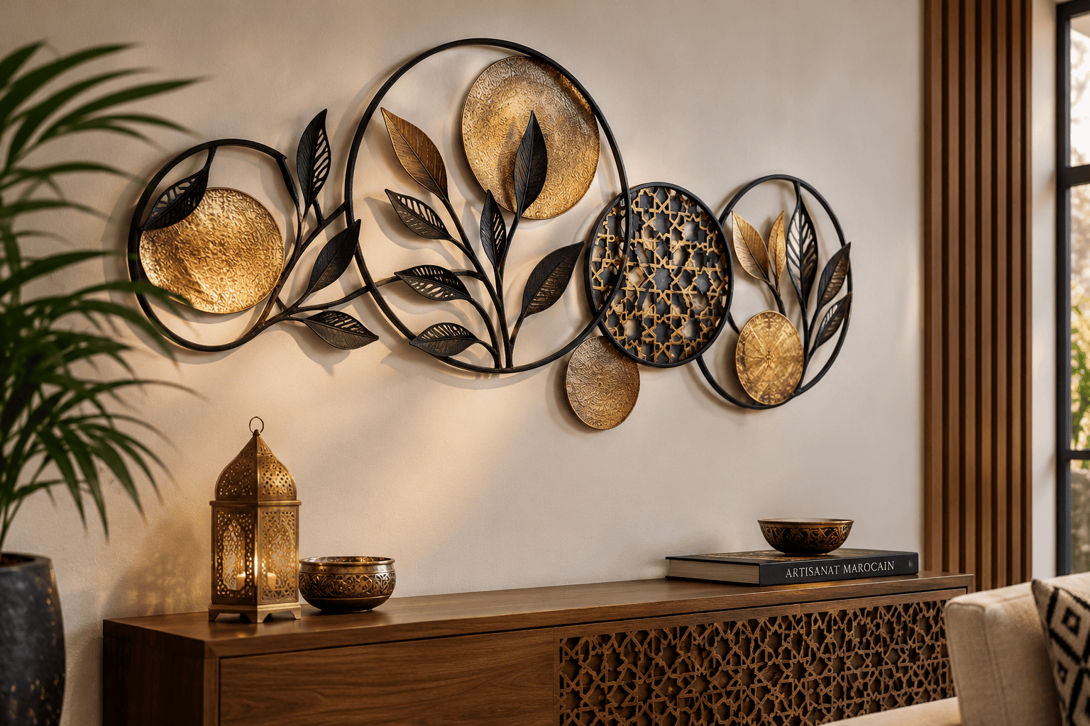 Décoration murale en métal au Maroc – AzzanDesign