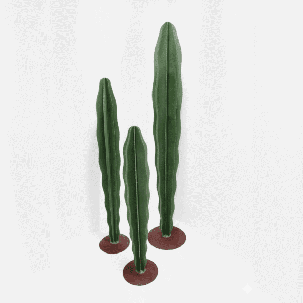 Ensemble de cactus vert décoratif