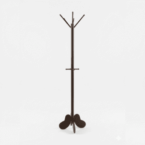 Porte-manteau design en métal marron