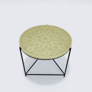 Table ronde motif berbère