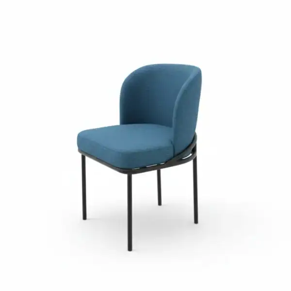 Chaise moderne bleu
