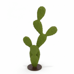 Cactus vert décoratif en métal – Réf. L003