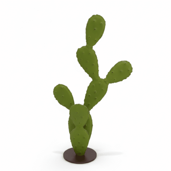 Cactus vert décoratif en métal – Réf. L003