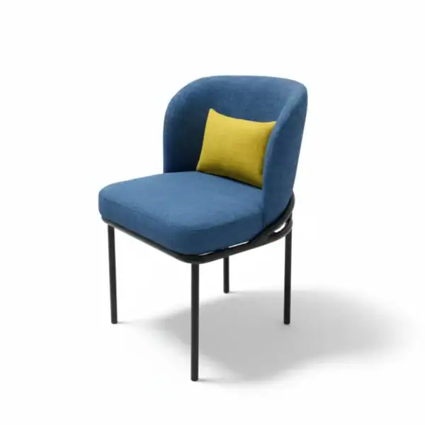 Chaise moderne bleu