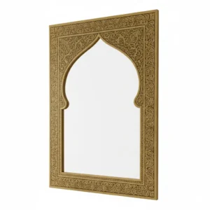 Miroir rectangulaire style porte orientale