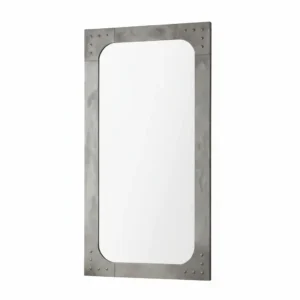 Miroir industriel en métal riveté