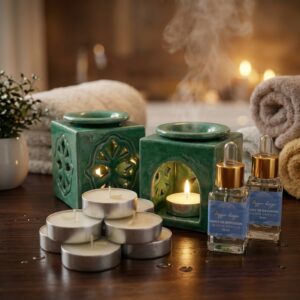 2 - Bougie 15 pièces The vert verveine 10 ml