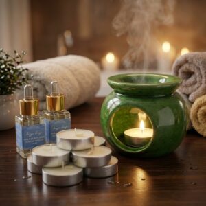 2 - Bougie 15 pièces The vert verveine 10 ml